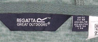 Regatta Great Outdoors Women’s Green Pullover Hoodie Size 22 Polyester