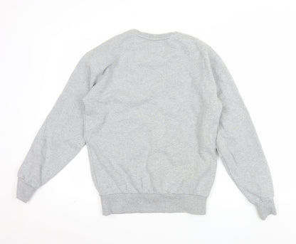 Ellesse Men's Grey Small Pullover Crew Neck Sweatshirt
