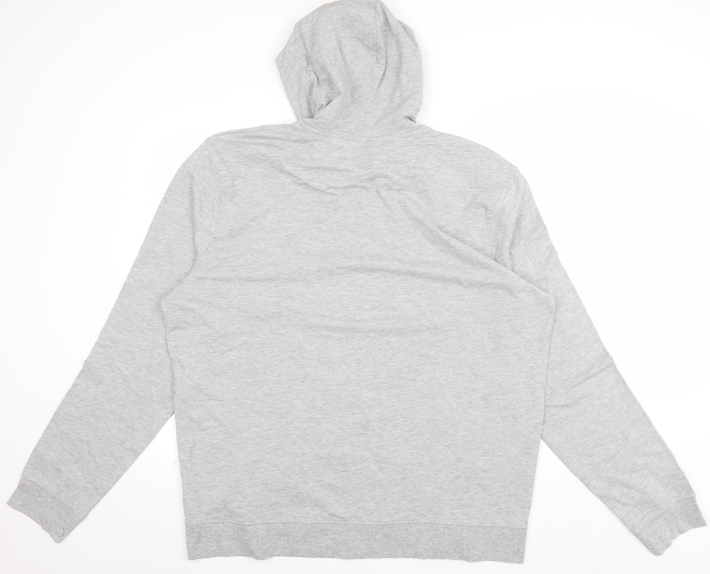 Next Men's Grey 2XL Full Zip Hoodie with Logo