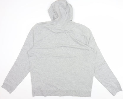 Next Men's Grey 2XL Full Zip Hoodie with Logo
