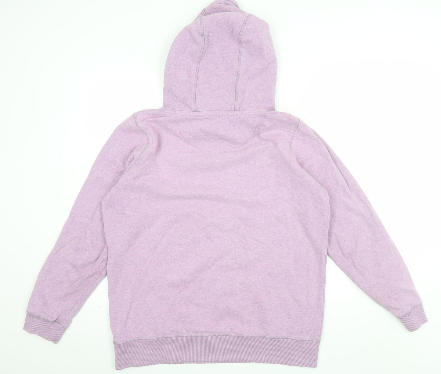 Fat Face Womens Pink Hoodie UK 10 Pullover Cotton Blend Hooded Sweatshirt