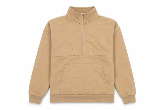 Active Women’s Beige 1/4 Zip Pullover Sweatshirt S