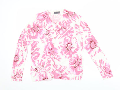 Marks and Spencer Womens Multicoloured Floral Cardigan Size 12