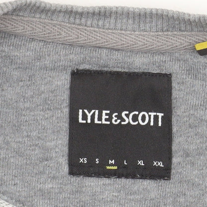 Lyle & Scott Men's Grey Cotton Crew Neck Sweatshirt Size L