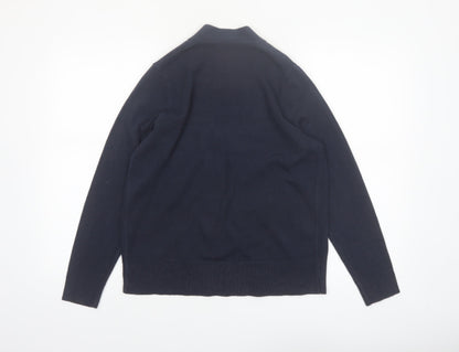Marks and Spencer Womens Black M Cardigan Knit Open Front