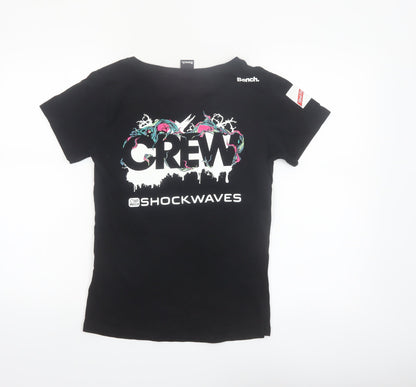 Bench Women's Black NME Awards 2009 Crew T-Shirt Size L