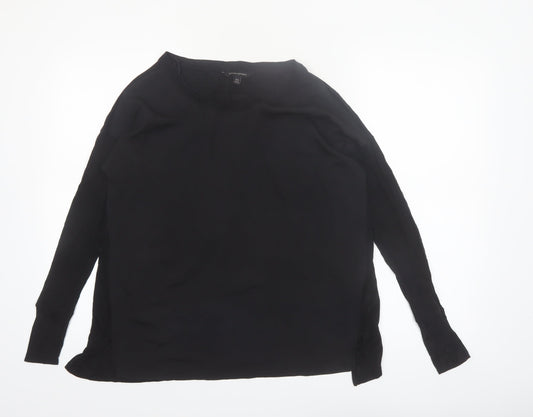 Banana Republic Women's Black XS Long Sleeve Modal Blouse