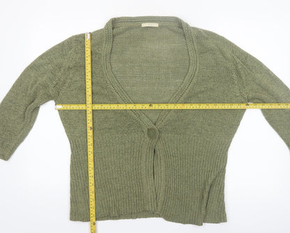 Marks and Spencer Women's Green Size 16 Knit Cardigan