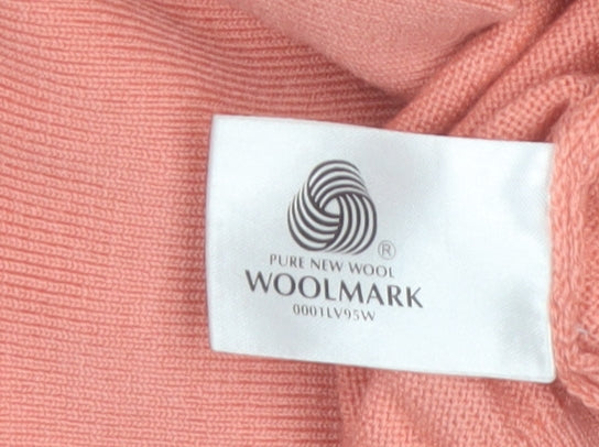 Glenmuir Mens Pink Wool Crew Neck Pullover Jumper XL