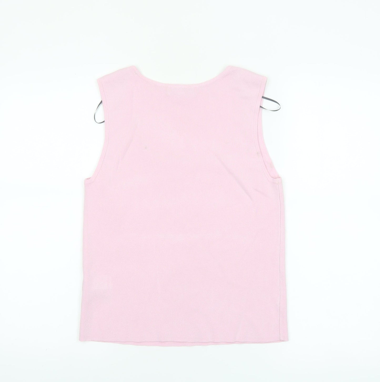 Marks and Spencer Women's Pink Knit Tank Top Size M