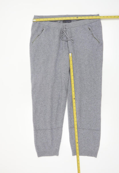 Marks and Spencer Women’s Grey Cashmere Jogger Trousers Size 20