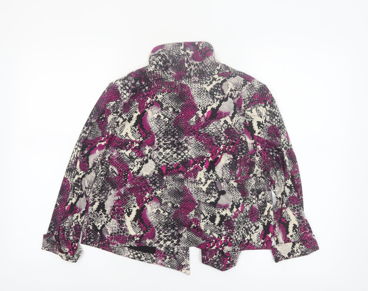 Marks and Spencer Womens Multicoloured Snake Print Blazer UK 14 Petite