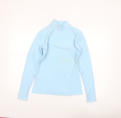 Under Armour Womens Blue Long Sleeve ColdGear Athletic Top L