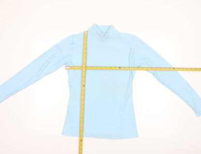 Under Armour Womens Blue Long Sleeve ColdGear Athletic Top L