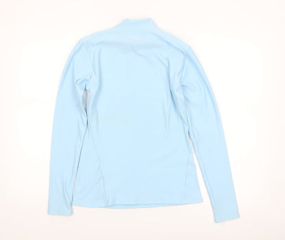 Under Armour Womens Blue Long Sleeve ColdGear Athletic Top L