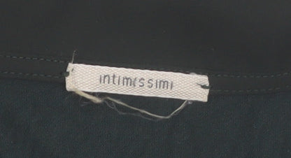 Intimissimi Women's Black Button-Up Long Sleeve Shirt Size S