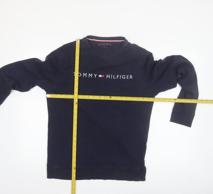 Tommy Hilfiger Men's Blue Logo Pullover Sweatshirt M