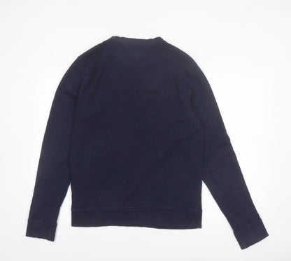 Tommy Hilfiger Men's Blue Logo Pullover Sweatshirt M