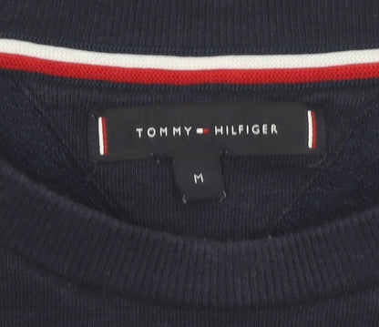 Tommy Hilfiger Men's Blue Logo Pullover Sweatshirt M