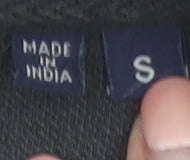 Superdry Men’s Black Henley Long Sleeve Cotton T-Shirt Size S