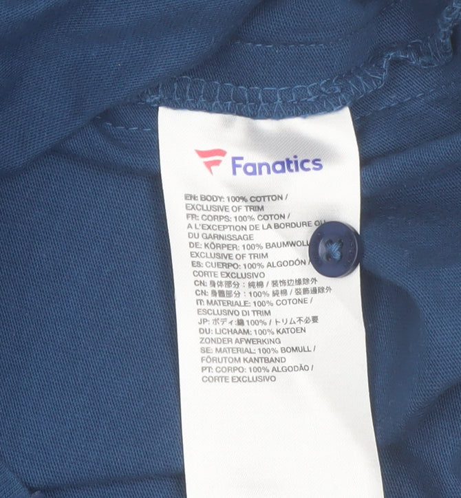 Fanatics Men’s Blue EFC Cotton Polo Shirt Size L