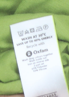 Marks and Spencer Per Una Green 3/4 Sleeve Women’s T-Shirt Size 16