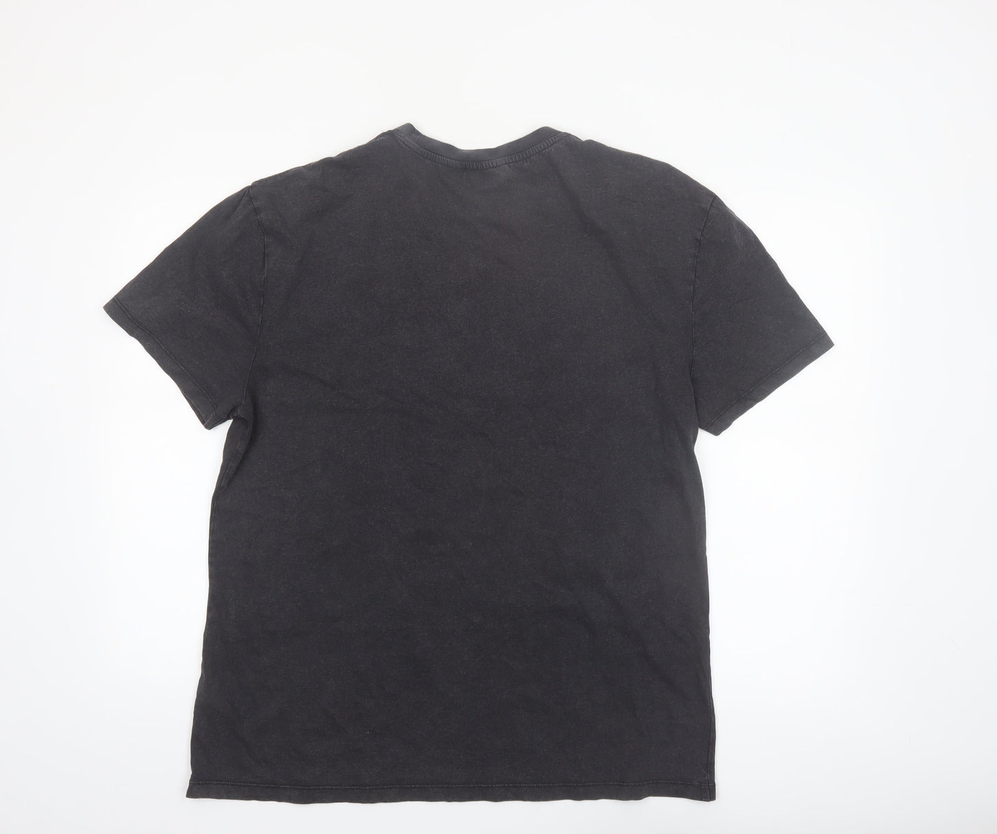 NBA Los Angeles Lakers Black Cotton Men's Medium Graphic T-Shirt