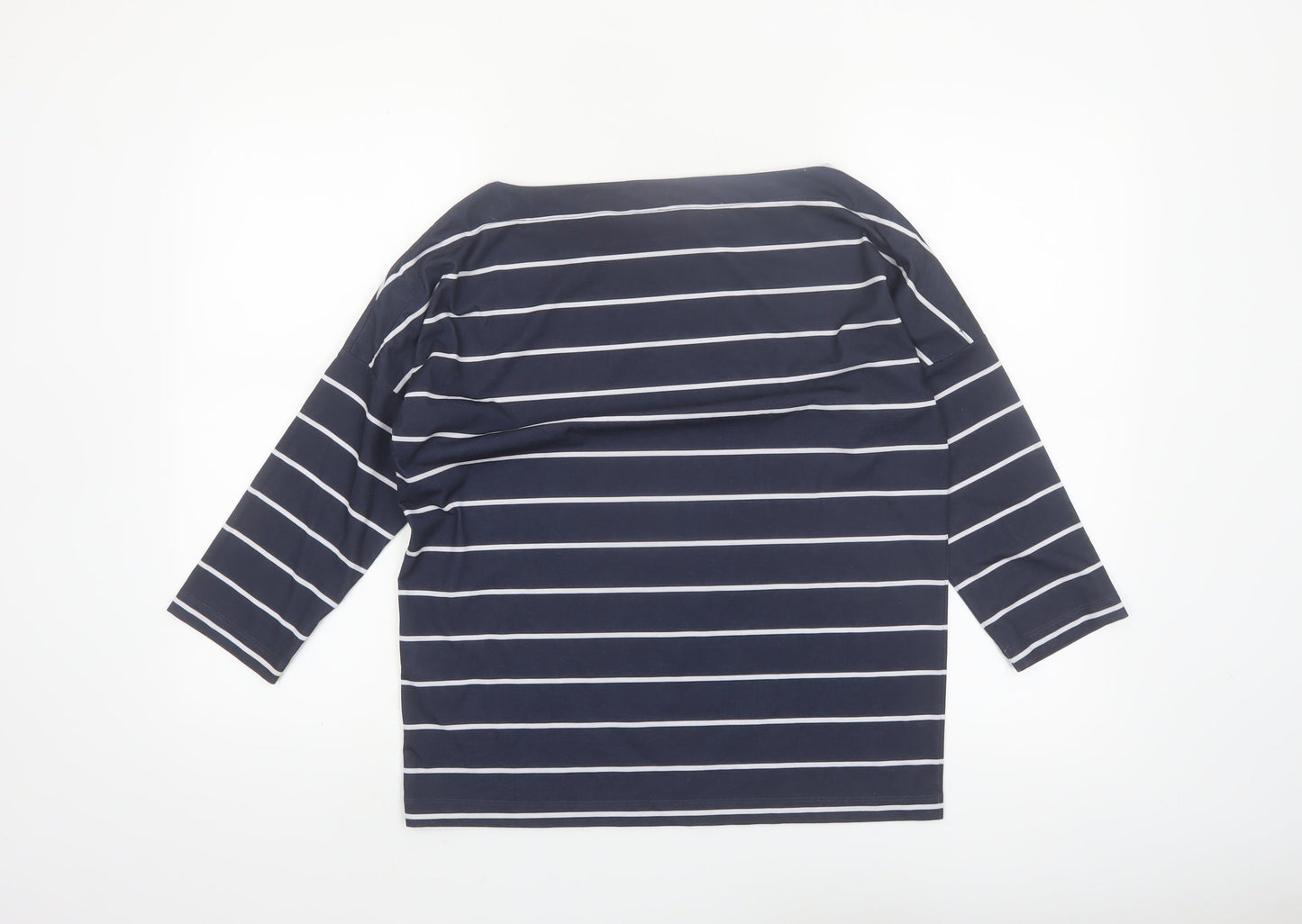 Rohan Womens Blue Striped 3/4 Sleeve Strata Top Size 10