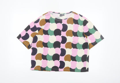 Uniqlo x Marimekko Women's Multicoloured Cotton Boxy T-Shirt Size S