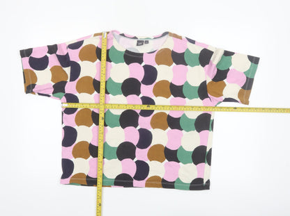 Uniqlo x Marimekko Women's Multicoloured Cotton Boxy T-Shirt Size S