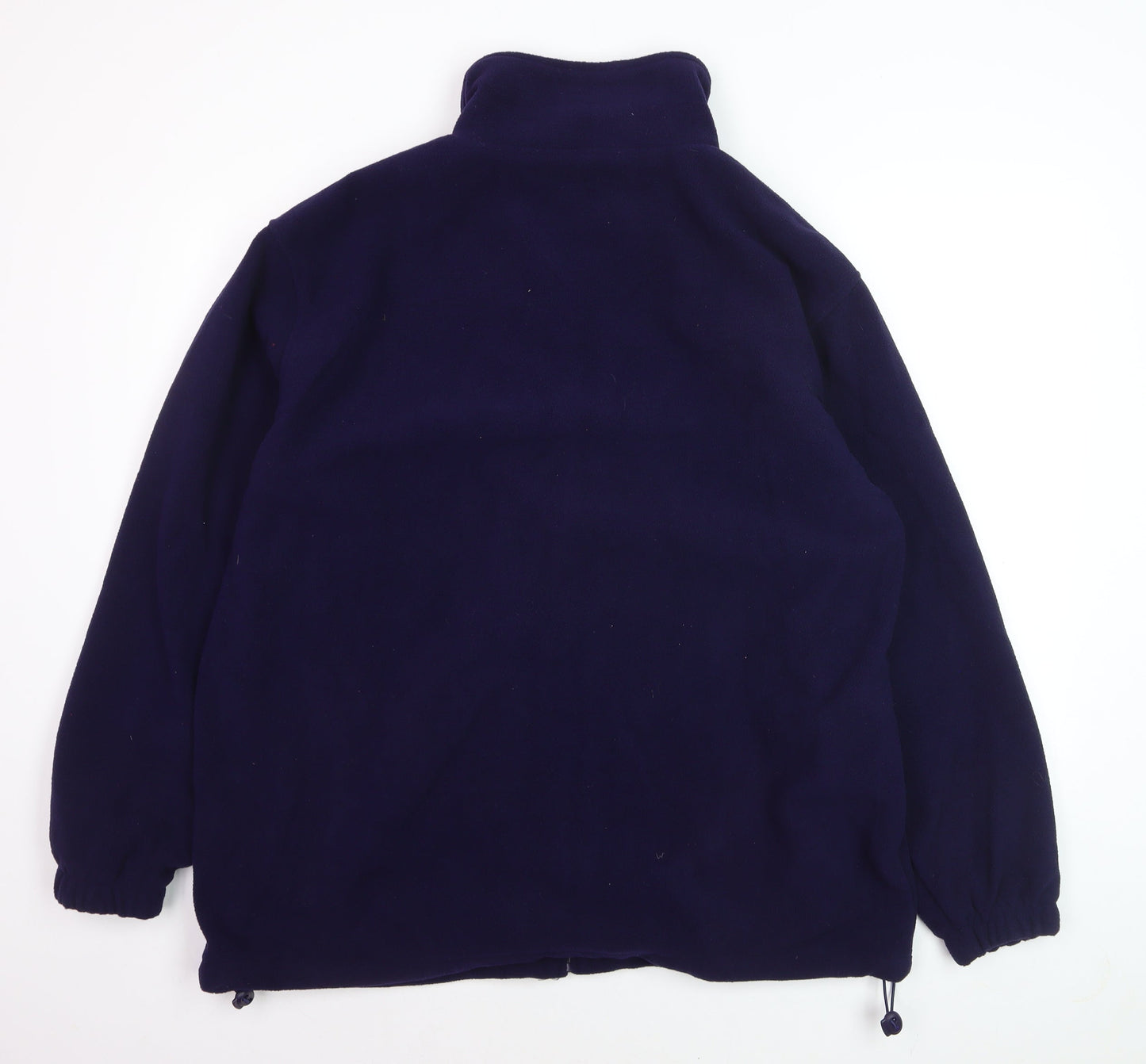 JBC Men’s Blue Full Zip Fleece Sweatshirt Jacket L