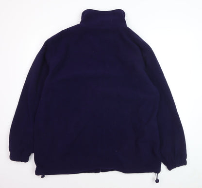 JBC Men’s Blue Full Zip Fleece Sweatshirt Jacket L