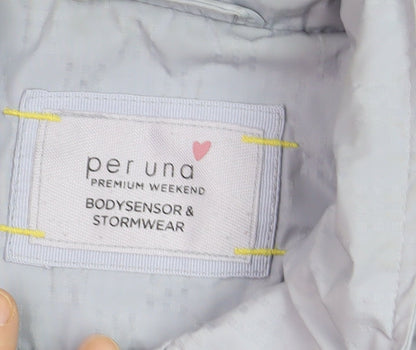 Marks and Spencer Per Una Womens Grey Stormwear Jacket Size 12