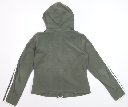 Next Women’s Green Full Zip Fleece Hoodie UK 10
