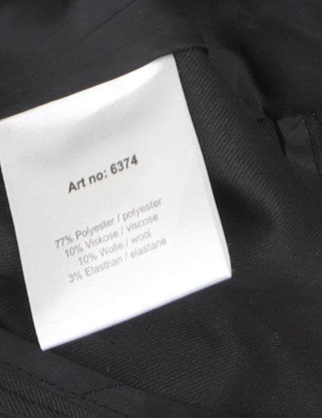 Milano Women Black Size 10 Classic Single-Breasted Blazer