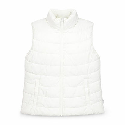 Gap Women’s White Puffer ColdControl Waistcoat Size S