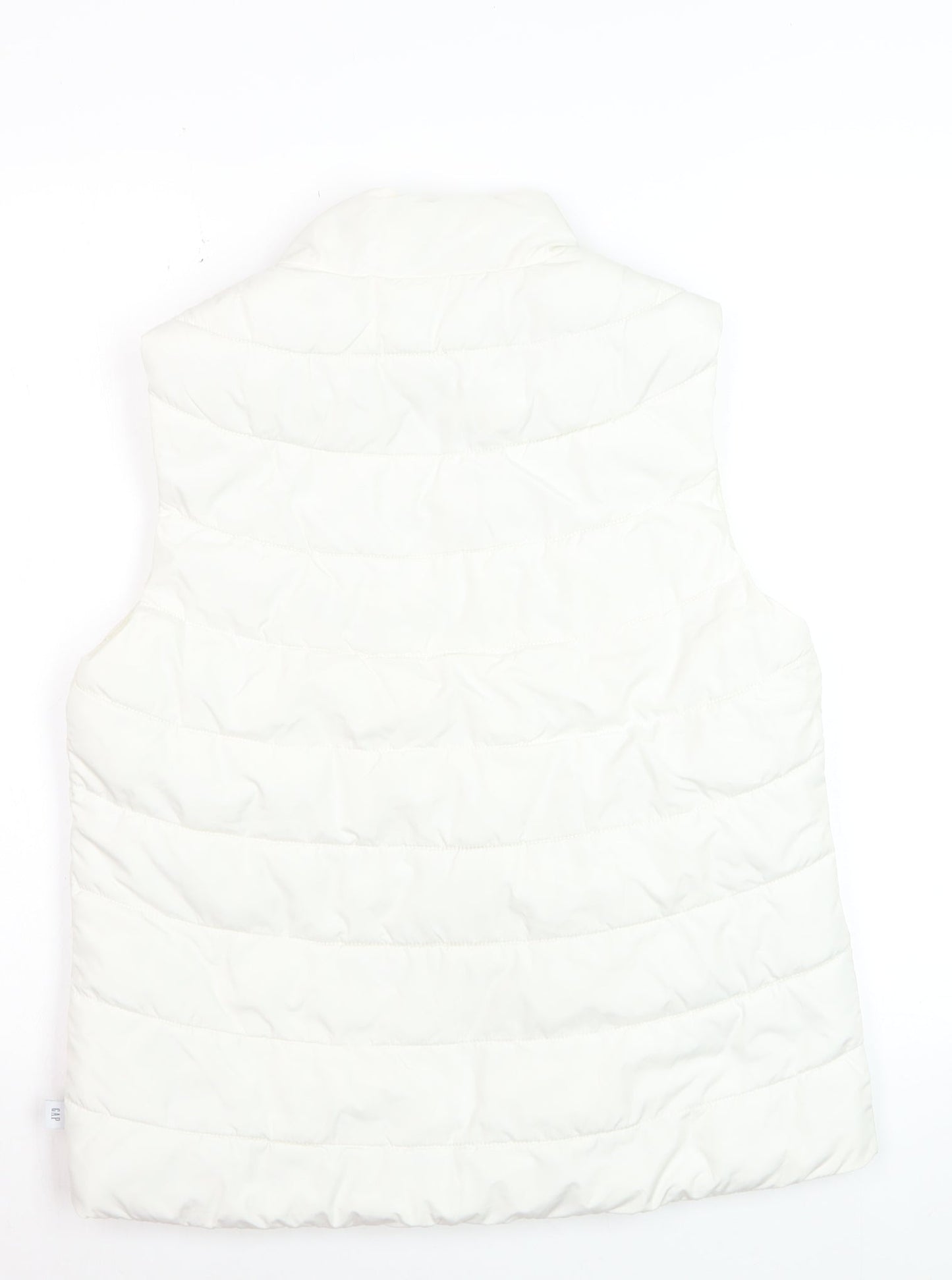GAP Women’s White Puffer ColdControl Waistcoat Size S