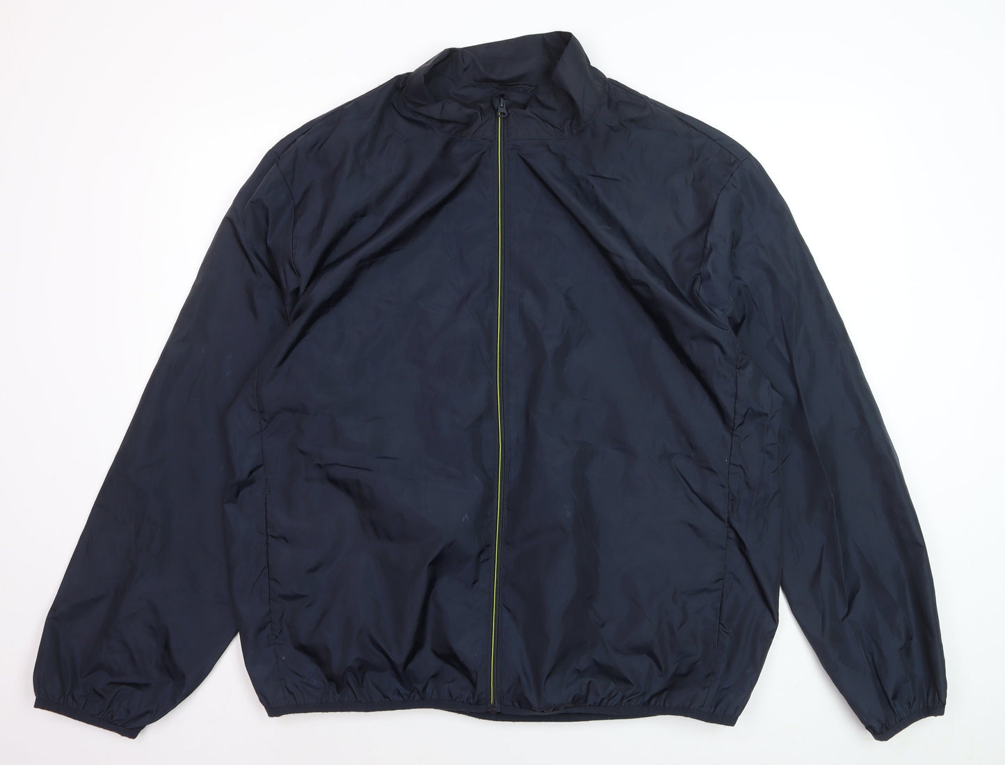 Tu Men Blue 2XL Lightweight Polyester Windbreaker Jacket