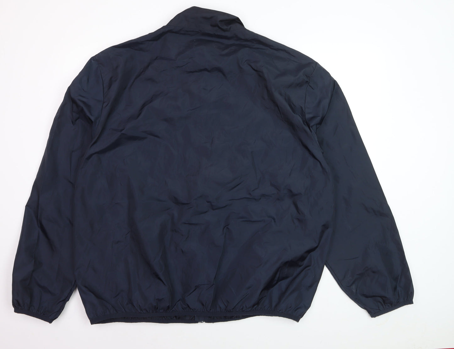 Tu Men Blue 2XL Lightweight Polyester Windbreaker Jacket