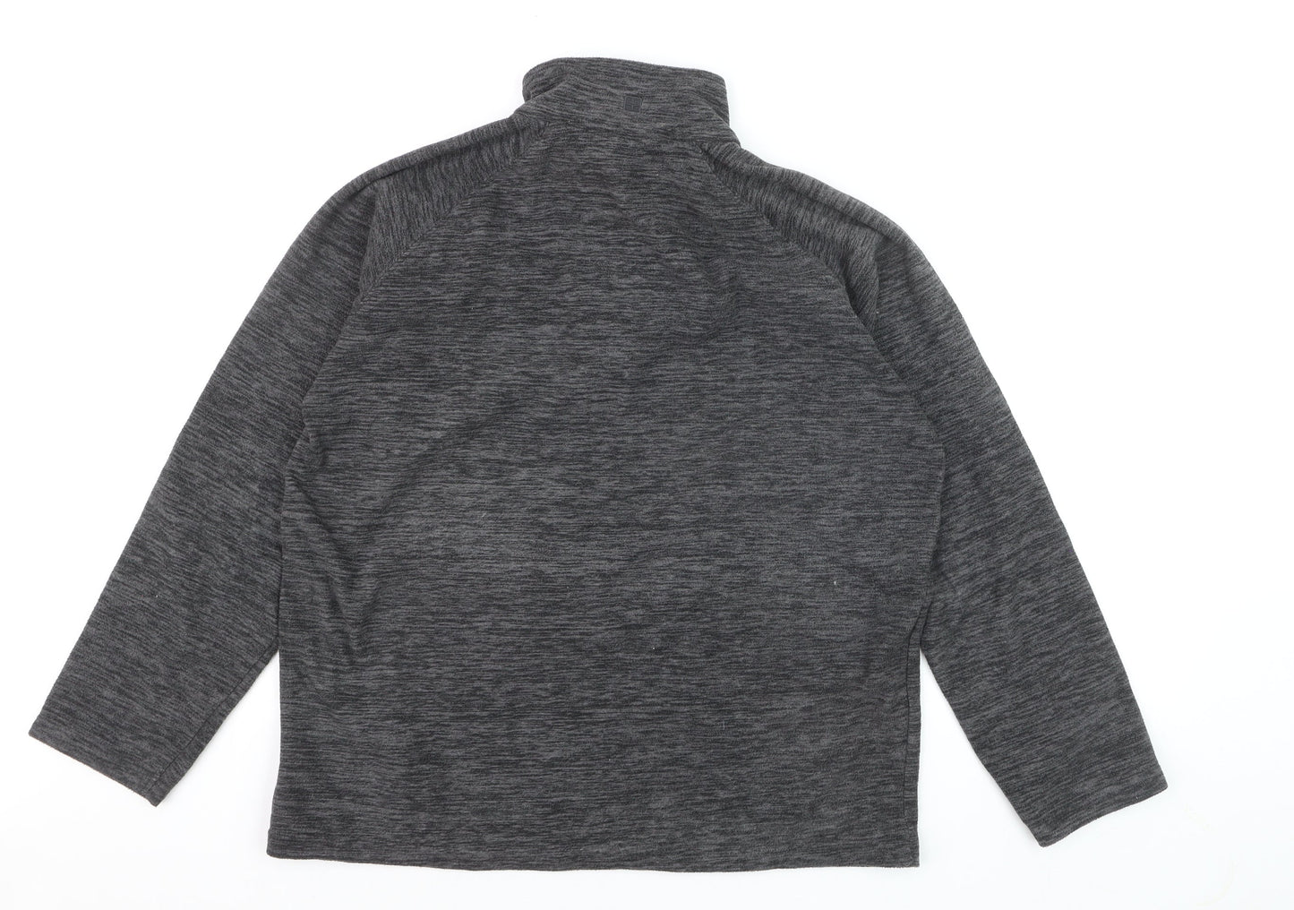 Mountain Warehouse Men's Grey Fleece 1/4 Zip Pullover Sweatshirt M