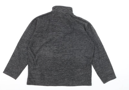 Mountain Warehouse Men's Grey Fleece 1/4 Zip Pullover Sweatshirt M
