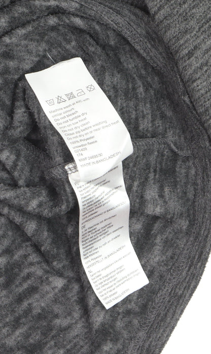 Mountain Warehouse Men's Grey Fleece 1/4 Zip Pullover Sweatshirt M