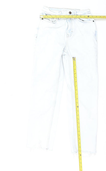 Topshop Women's Blue Size 8 Straight Leg Jeans 26W 32L
