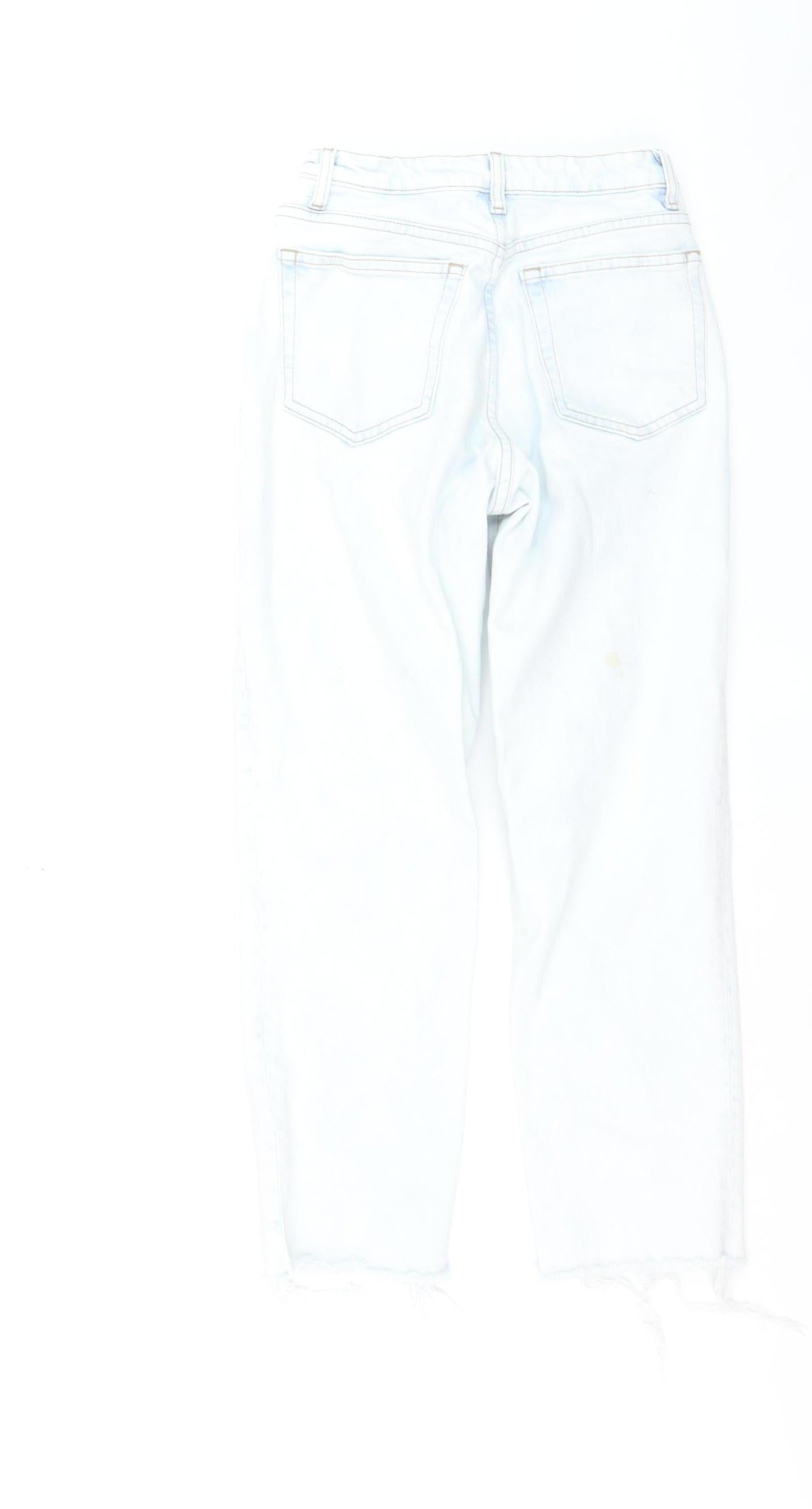 Topshop Women's Blue Size 8 Straight Leg Jeans 26W 32L