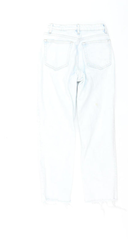 Topshop Women's Blue Size 8 Straight Leg Jeans 26W 32L