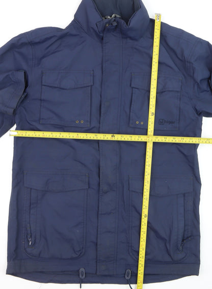 Hi Gear Men's Blue Waterproof Parka Jacket Size L Regular Fit