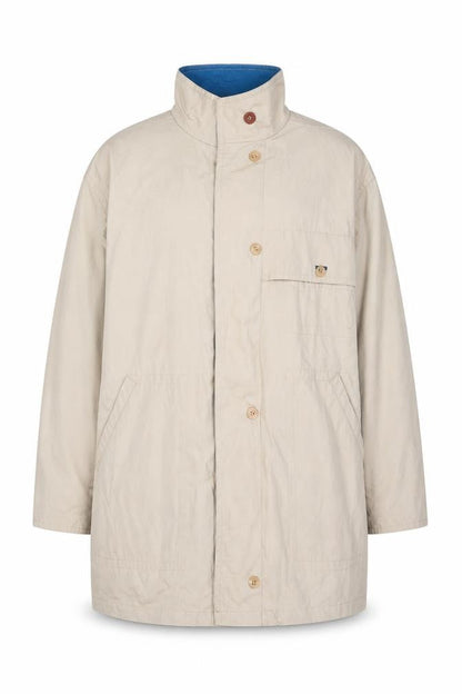 London Fog Women's Beige Mid-Length Rain Coat L Lightweight Classic