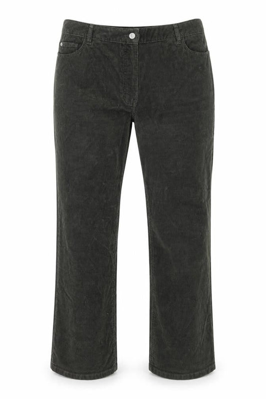 Next Men’s Green Corduroy Straight Trousers Size 16 Regular