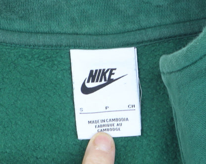 Nike Men’s Green 1/2 Zip Fleece Sweatshirt Small Regular Fit