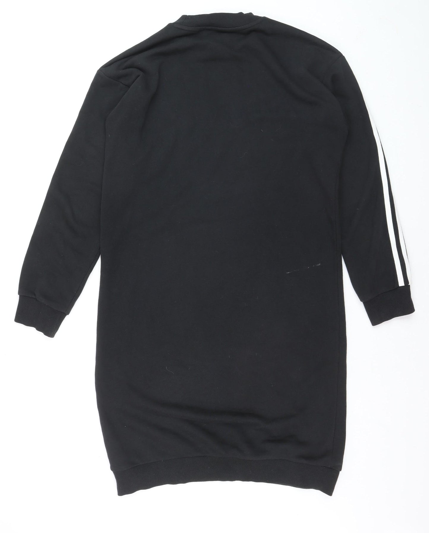 Adidas Womens Black Size 8 T-Shirt Dress Long Sleeve Casual